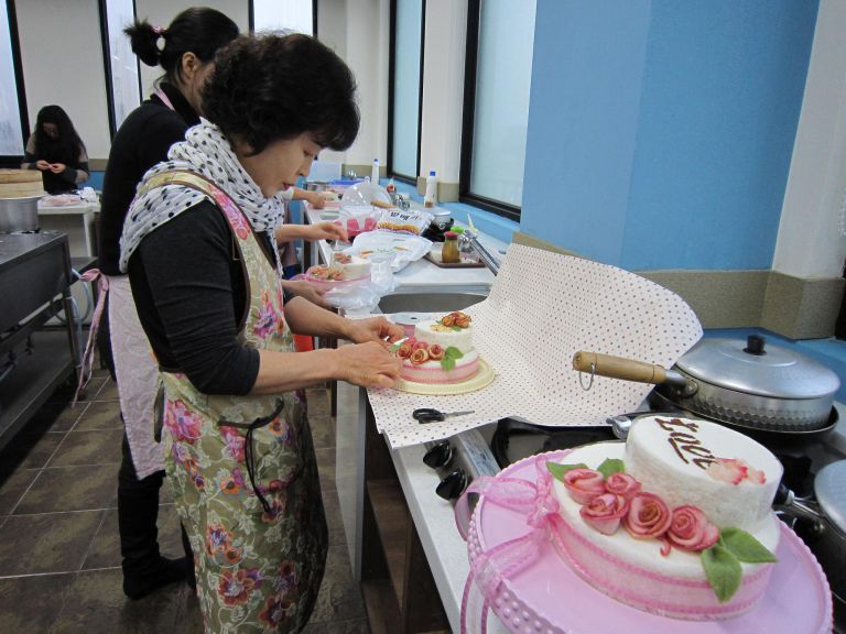 떡케익 만들기 수업